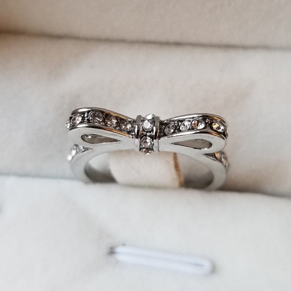 50% off! Silver Bow Ring